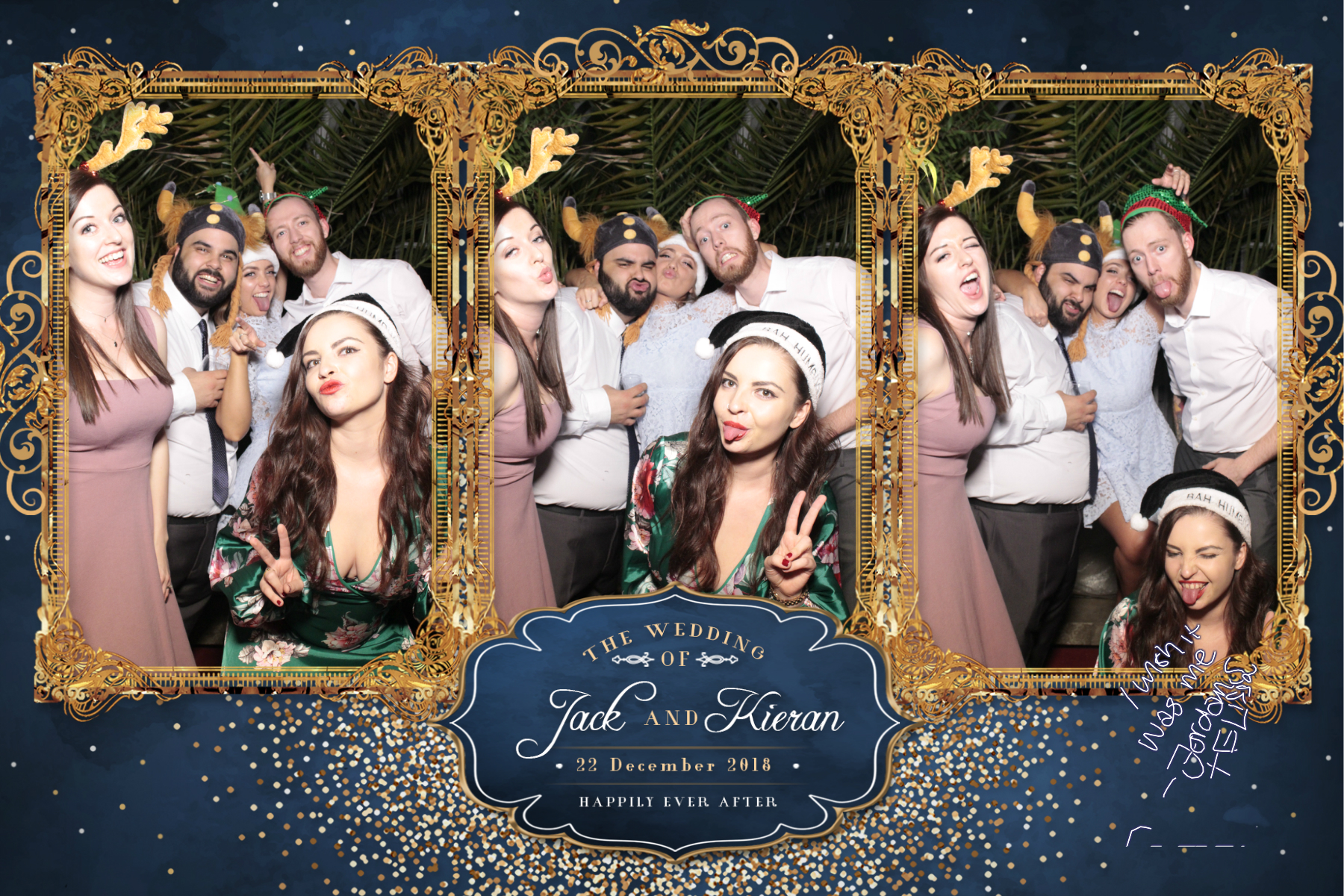 Jack and Kieran's Wedding | View more photos from the event at gallery.myphotoboothexperience.co.uk/u/MyPhotoBoothExperienceLtd/Jack-and-Kierans-Wedding